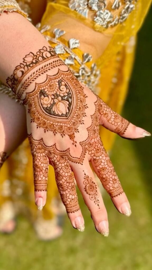 flower mehndi design5