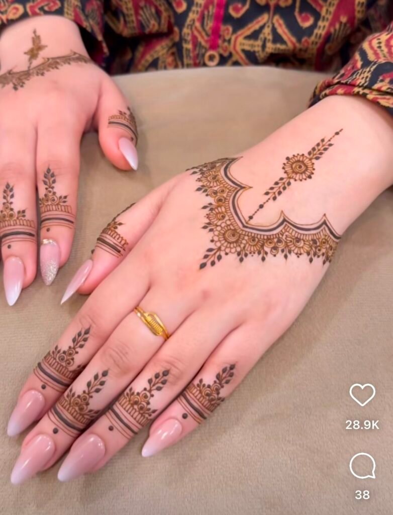 flower mehndi design8