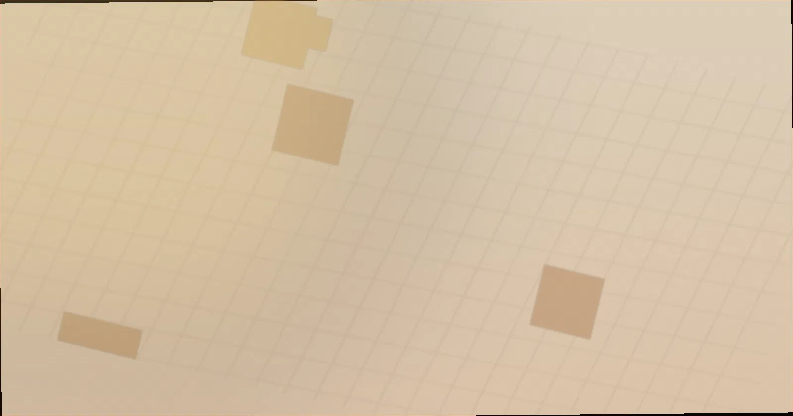 Grid of calm game scenes with soft colour and slow movement