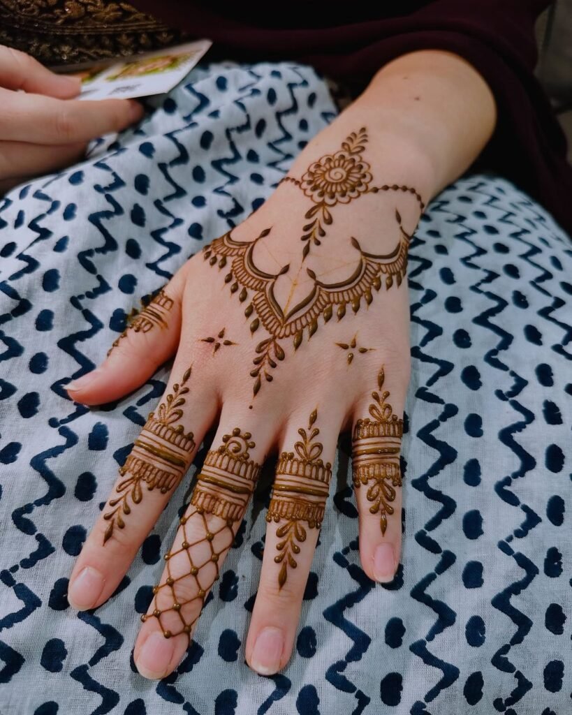 mehndi designs for eid back hand​