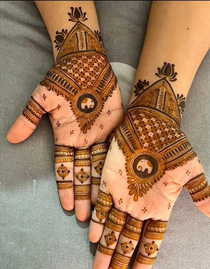 Latest Patch Mehndi Design for Weddings & Parties