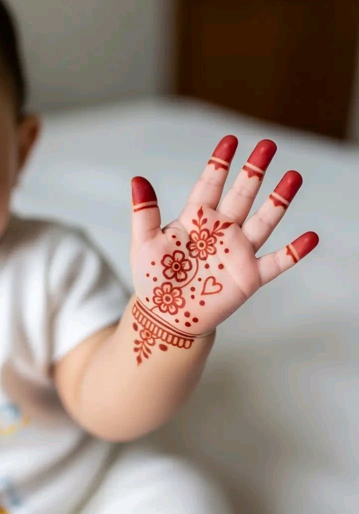 baby mehndi designs
