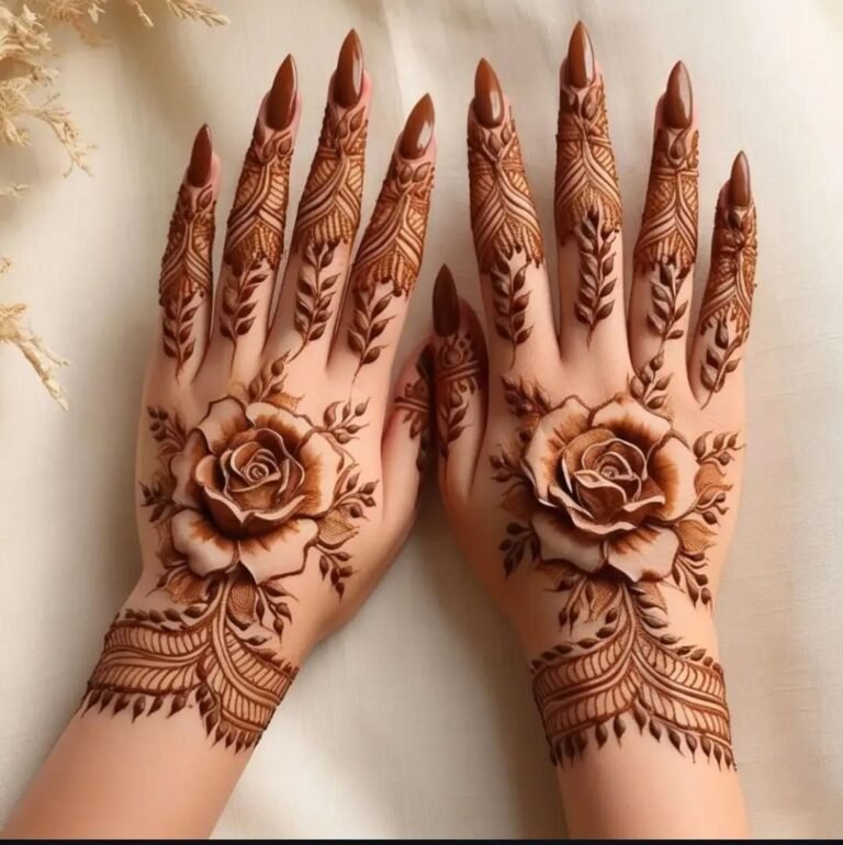 Beautiful Rose Mehndi Design Ideas to Try Today